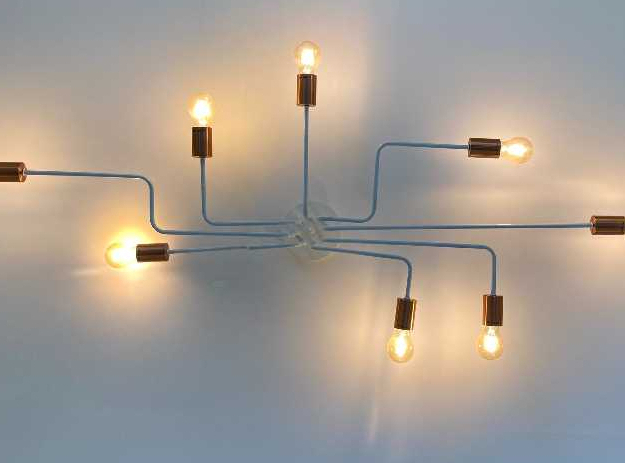 network of light bulbs